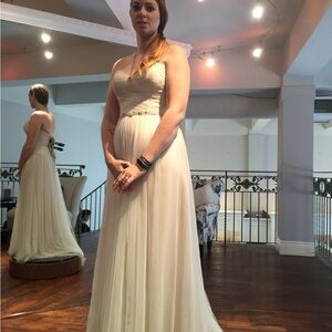 Maggie Soterró wedding dress “Patience” Dress size 12
Asking 400
Originally 1200